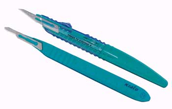 Disposable Retractable Safety Scalpel No. 11%>