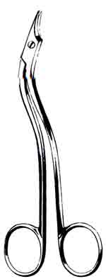 Heath Suture Scissors, Serrated Blade, 6-1/4 in-350-183FSI