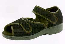 Ambulator Therapeutic Sandal-Black Velcro-W5121TAFHI