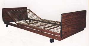 Low Manual Adjustable Hospital Bed-0011LTTUF