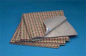 Triumph Plaid Print Underpads 34 in. x 36 in.-P000612CSMMD