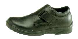 Ariya Black Leather Velcro-W006YAFHI