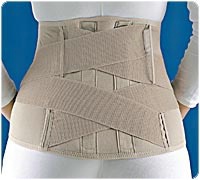 Lumbar Sacral Support with Flexible Plastic Stays
