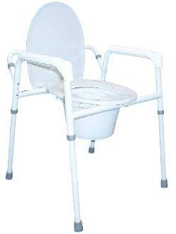Polyester Coated 3 in 1 Commode