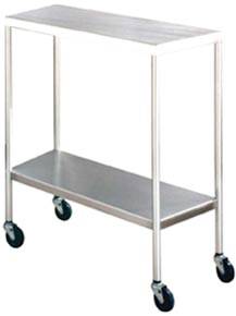 33in Stainless Steel Instrument Table Bottom Shelf