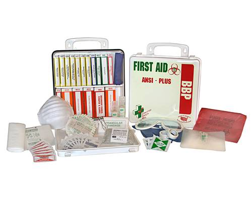 ANSI-PLUS First Aid Kits in Poly Case