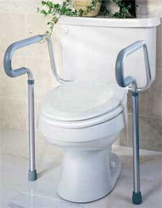 Adjustable Toilet Safety Frame with Foam
