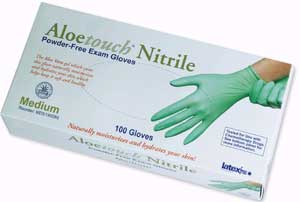 Nitrile Exam Gloves Aloe