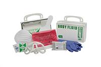 Body Fluid  Spill Cleanup Kits in Poly Case