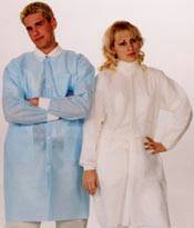 Easy-Breathe Disposable Lab Coat S-XL