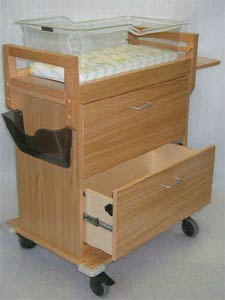 All Wood Maternity Bassinet