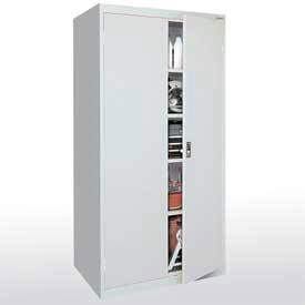 Push Button Storage Cabinet Adj. Shelves