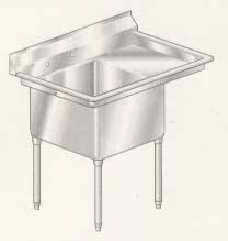 Stainless Steel Sink One Compartment