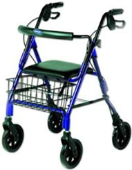 Economy Blue 4-Wheel Rollator