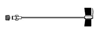 Sub Infusion Set 27 Gauge 12 in. Needle 24 in. Tubing