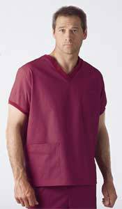Unisex V-Neck Scrub Top