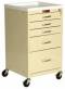 5 Drawer Mini Line Anesthesia Cart Standard Package