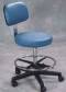 5 Leg Threaded Stem with Foot Ring and Back Stool