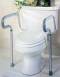 Adjustable Toilet Safety Frame with Foam Armrests