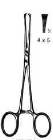 Allis-Adair Tissue Forceps, 4x5 Teeth, Pediatric, 5-1/2in