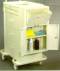 Aluminum - 4 Drawer Isolation Cart w/ Key Lock, Two Toned