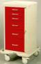 Aluminum - 6 Drawer Mini Tower w/ Breakaway Lock, Two Toned