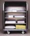 Aluminum Linen Cart 30 in. W x 66 in L x 60 in. H