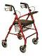 Aluminum Walker w/ 4 Wheels