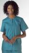AngelStat Snap Front Scrub Top