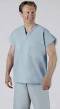 AngelStat Unisex Reversible Scrub Top With Cap Sleeve.