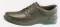 Ariya Men's Diabetic Shoes Moc Toe Brown Leather Lace-Up