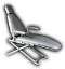 Basic Aluminum Dental Patient Chair - Scissor Base