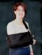 Black Arm Sling with Foam Strap