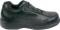 Black Leather Lace Ambulator Womens Active Walker Shoe