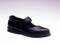 Black Leather Jenny Hook-N-Loop Diabetic Shoes.