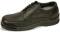 Black Moc Toe Oxford Lace-Up Diabetic Shoe For Men