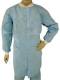 Blue Polypropylene Disposable Lab Coat