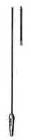Brown Applicator, Stainless, Rough End, 6 in