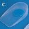 Central Silicone Heel Supports