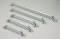 Chrome Grab Bars 12 in. Long Knurled Chrome