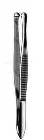 Cilia Forceps, Plain, Broad, 3-1/2 in