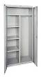 Combination Cabinet w/ Adj Shelves & Garment Rack