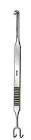 Cottle Knife Guide and Retractors 8in Double End Ball Tip Prongs, 10mm Wide, and 5mm Wide Slotted Hook