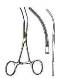 Debakey Ring Handled Bulldog Clamps, 5in, S-Curved
