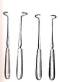Deschamps Ligature Carriers, Blunt, Right, 8 in