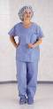 Disposable Scrub Wear, Shirt, round neck, S-XL.