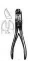 Double Action Wire Cutter, 7 in, Angled Side Cutting, w/Tungsten Carbide Inserts