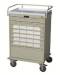 Economy Med Bin Cart with 20  5 inch Bins, Key locking