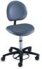 Foot Operated Surgeon Stool with Backrest
