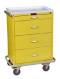 Four Drawer Infection Control Cart with Key Lock Standard Package